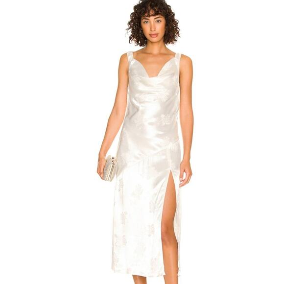 Majorelle Averie Midi Dress in Ivory NWOT Size Small - Picture 1 of 3